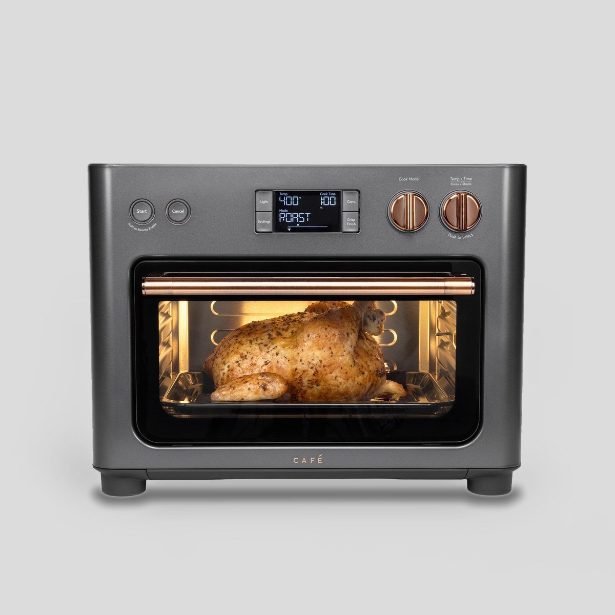 Café Appliances Couture countertop oven with air fry and copper trim