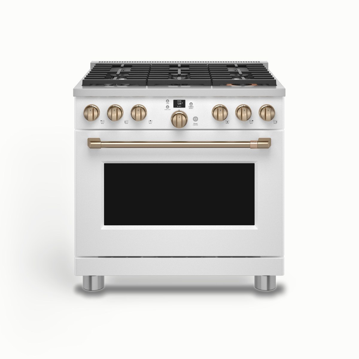 Café Appliances 36 in. dual-fuel commercial-style range (6 burners)