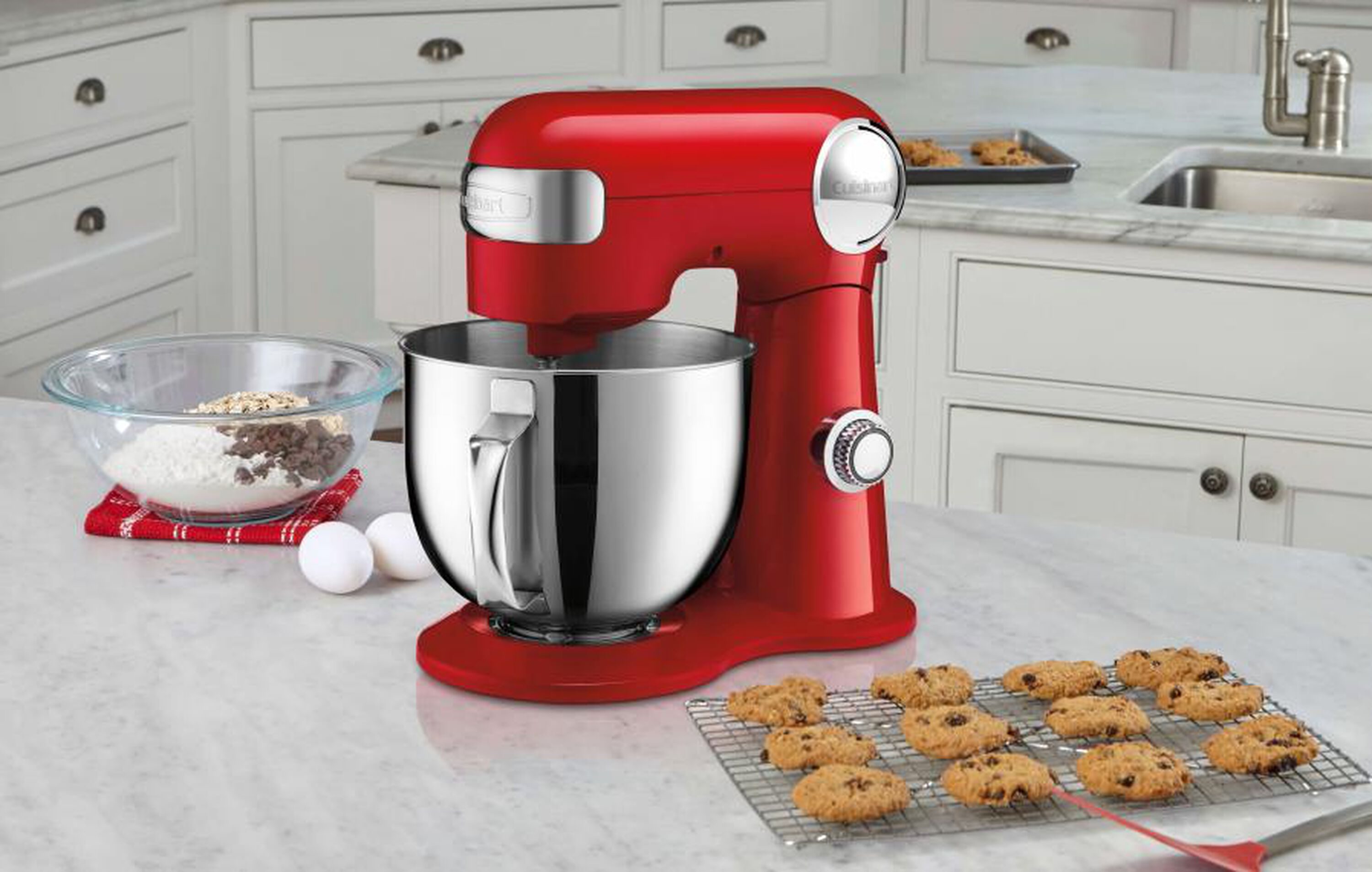 Cuisinart Precision Master 5.5-quart stand mixer in a kitchen