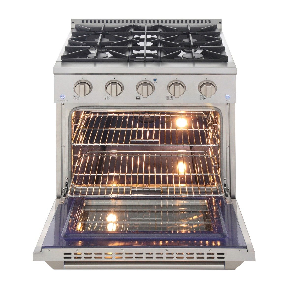 A 4.2 cu. ft. electric oven