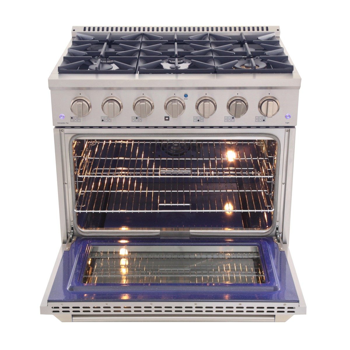 A 5.2 cu. ft. electric oven