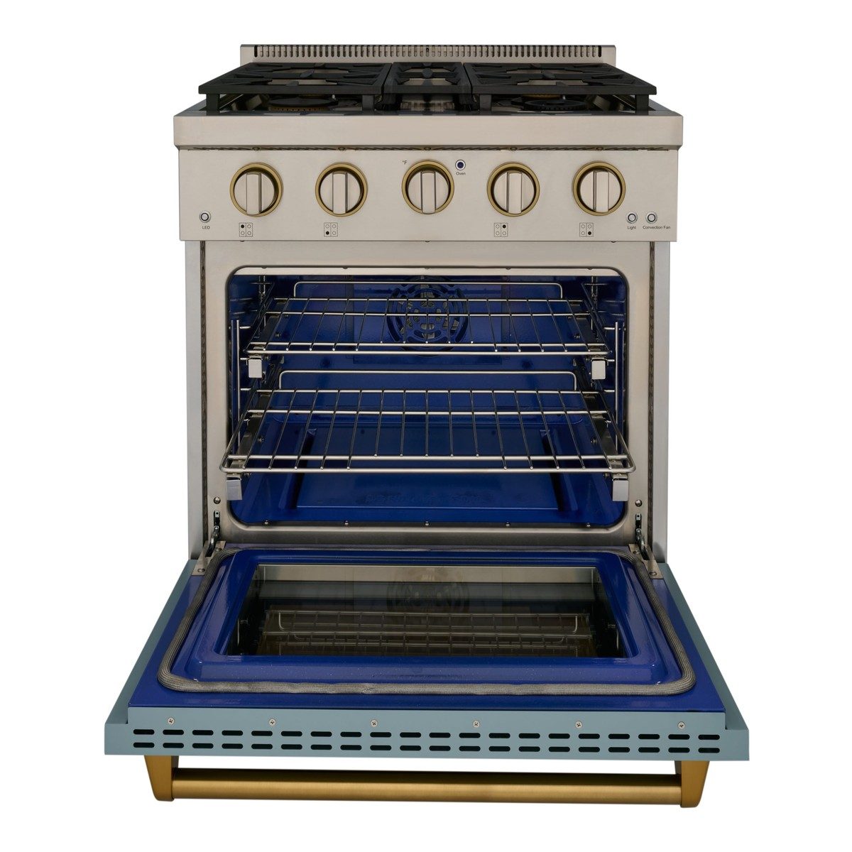A 4.2 cu. ft. gas oven
