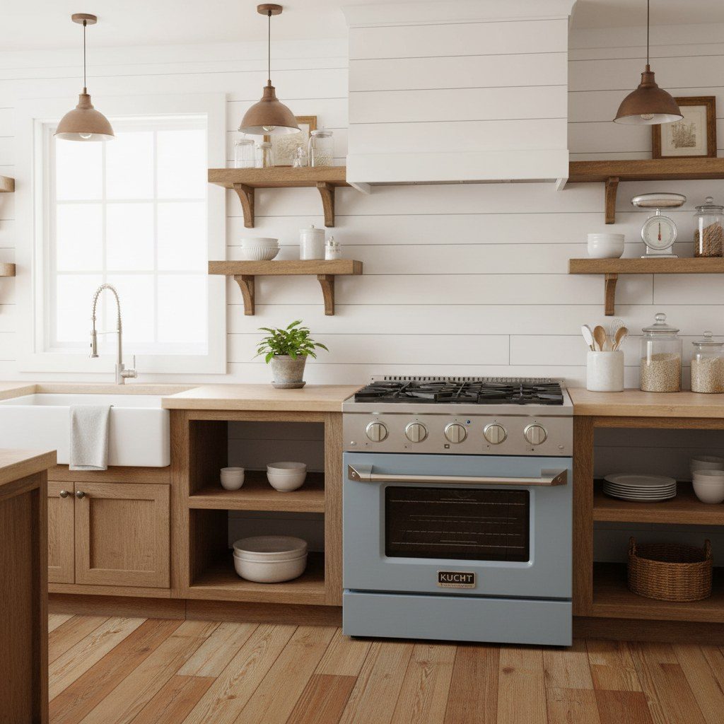 Kucht KNG301 30 in. all-gas range in a room