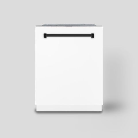 White Matte with Matte Black