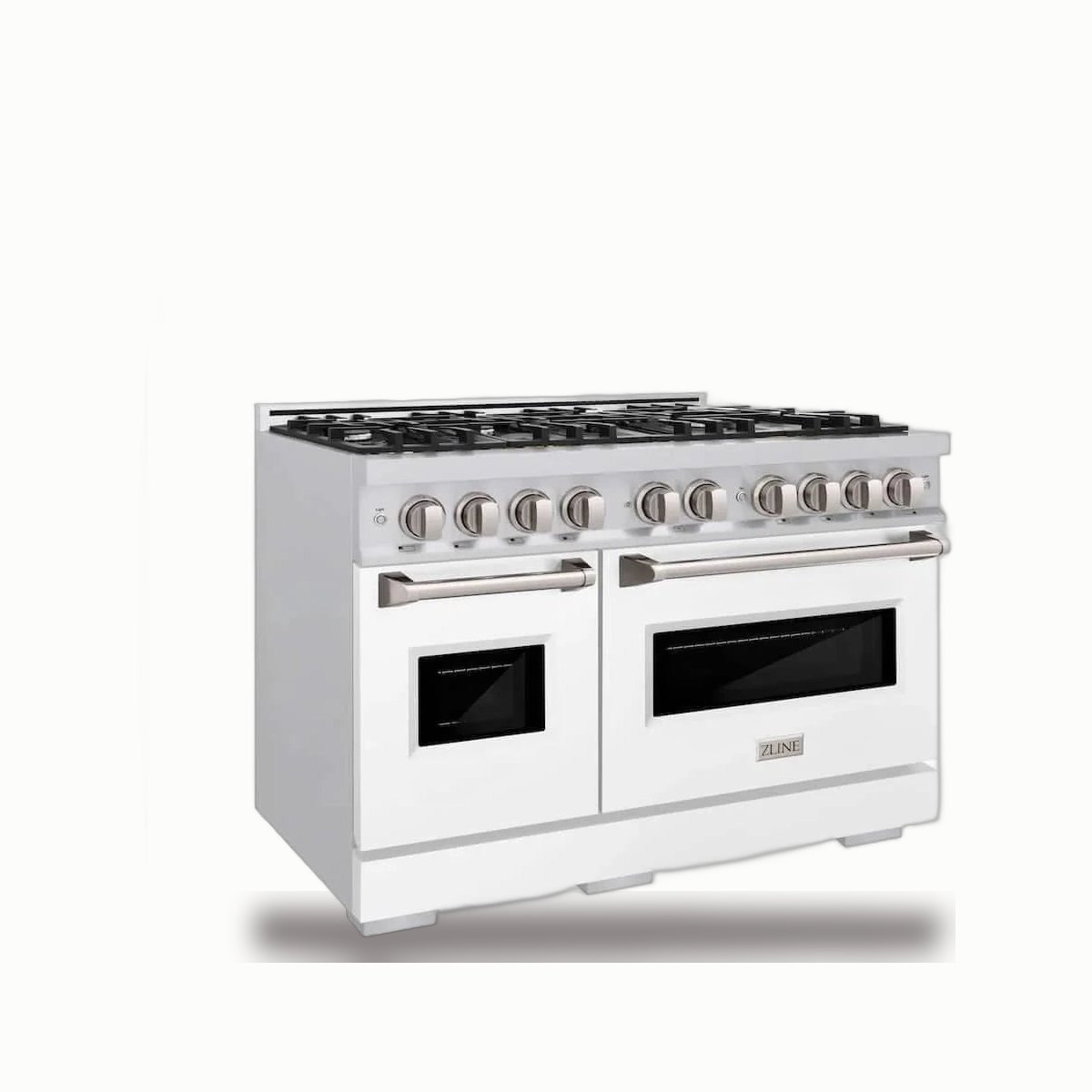 ZLINE Classic 48 in. dual-fuel range, White Matte