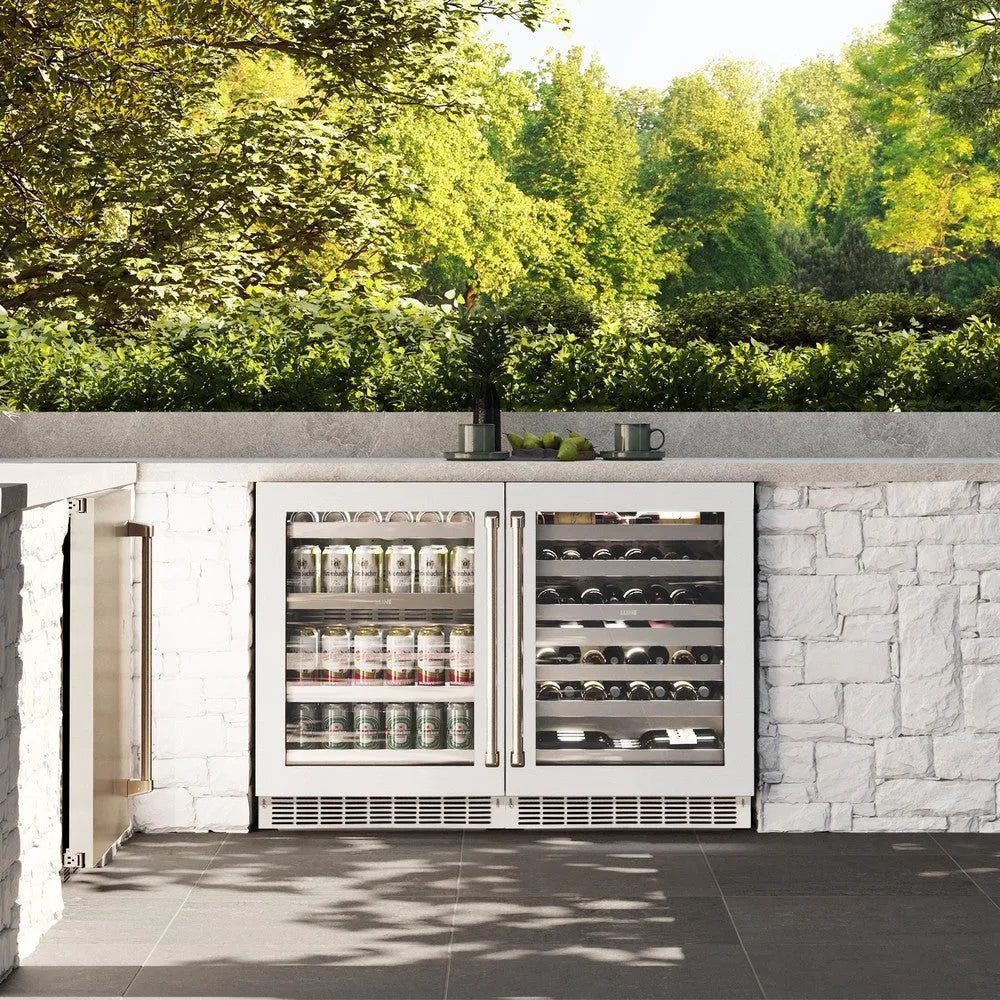 ZLINE Touchstone 24 in. drinks fridge in a room